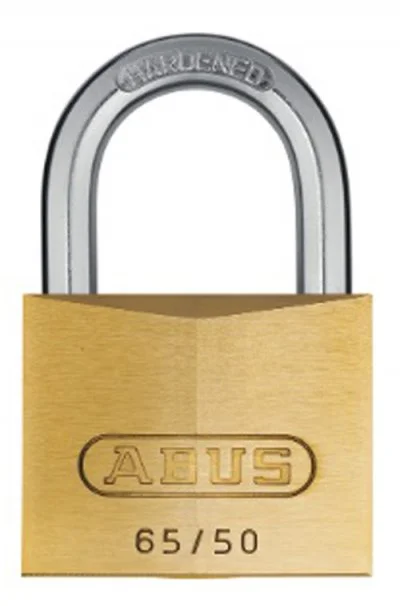 Cadenas laiton massif série 65 Abus - Anse 29,5 mm - Longueur 50 mm