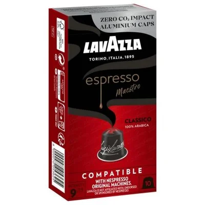 Caf{ capsules compatibles Nespresso espresso maestro classico