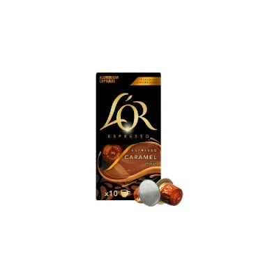 Café capsule Espresso caramel compatible machine Nespresso
