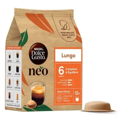 Café et thé Neo Par Dolce Gusto NEO by NESCAFE Dolce Gusto Lungo X12