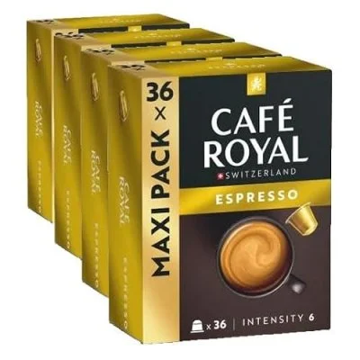 CAFE ROYAL Café Capsules en aluminium Espresso - 36 capsules