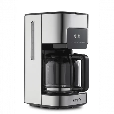 Cafetière filtre programmable 15 tasses 1000w - Simeo - cfp210 - inox