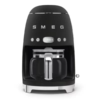 Cafetière filtre vintage noir mat Smeg