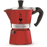 BIALETTI Cafetière Moka express 3t rouge alu