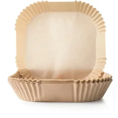 Caissettes pour friteuses à air carrées 50 pièces Ibili
