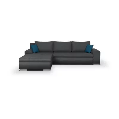 Canape d'angle convertible réversible INDIAN Gris foncé