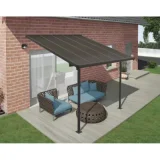 PALRAM Canopia Pergola en Aluminium et Polycarbonate Capri 9 m²
