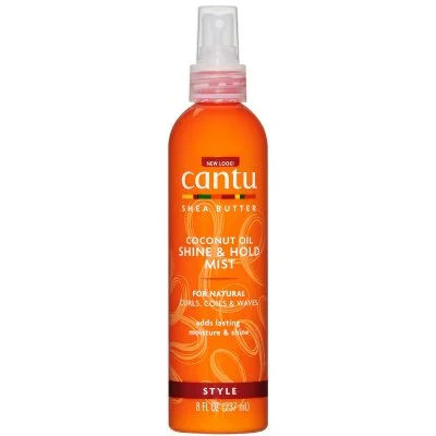 Cantu Natural Hair Coconut Oil Shine And Hold Mist 8.4oz Spry by Cantu