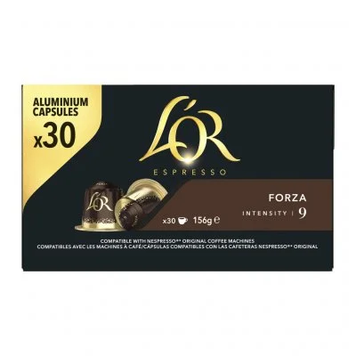 Capsule café L'or L''OR ESPRESSO FORZA CAPSULES 30 PC 156 GR