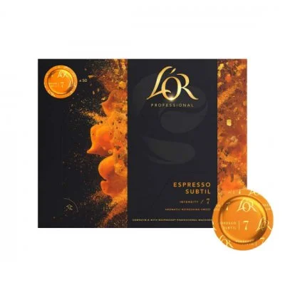 Capsule Nespresso Pro Compatible L'Or Espresso Subtil - 50 capsules
