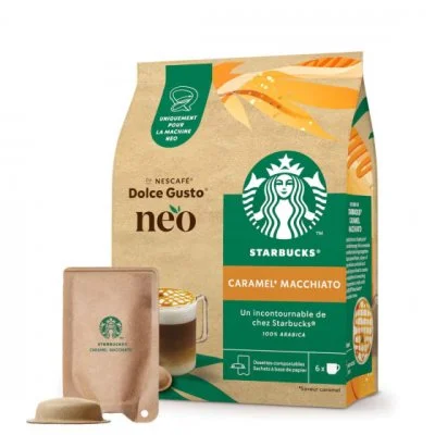 Capsules café Neo par Dolce Gusto Starbucks Nescafé Caramel Macchiato