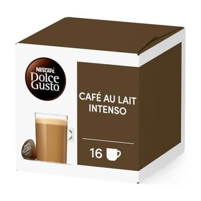 Capsules de café avec étui Nescafé Dolce Gusto 45831 Café Au Lait Intenso (16 uds)