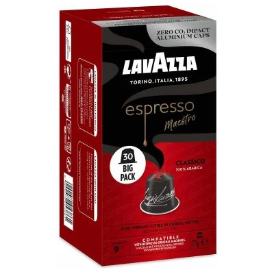 Capsules de café lavazza classico - boîte de 30 - lavazza
