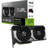 ASUS Carte graphique Dual GeForce RTX 5070 OC 12 Go GDDR7 Reflex 2 RTX AI DLSS4
