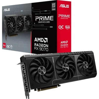 Carte graphique ASUS PRIME AMD Radeon RX 9070 OC 16 Go GDDR6 FSR 4