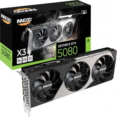 Carte graphique INNO3D GeForce RTX 5080 X3 16 Go GDDR7 Reflex 2 RTX AI DLSS4
