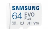 SAMSUNG Carte mémoire micro SD EVO Plus 64 Go Gris et bleu