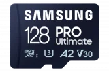 SAMSUNG Carte mémoire micro SD PRO Ultimate 128 Go avec adaptateur SD