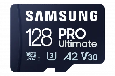 Carte mémoire micro SD Samsung PRO Ultimate 128 Go avec adaptateur SD