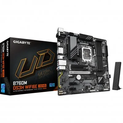Carte mère Gigabyte B760M DS3H WIFI6E GEN5 - LGA1700/DDR5/mATX