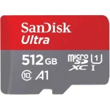 SANDISK Carte Micro SD 512Go Ultra Micro SD + SD Adapter