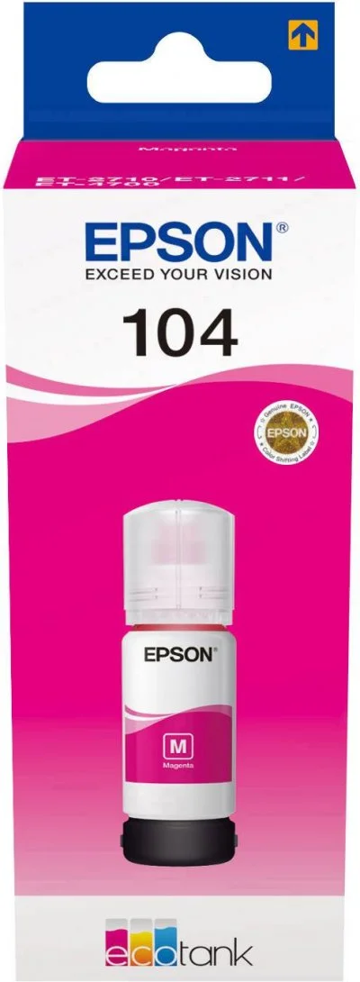 Cartouche d'encre Epson ECOTANK 104 MAGENTA