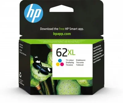 Cartouche d'encre Tricolore HP 62XL