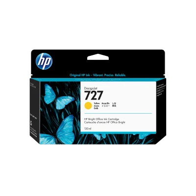 Cartouche HP B3P21A n°727 - Yellow