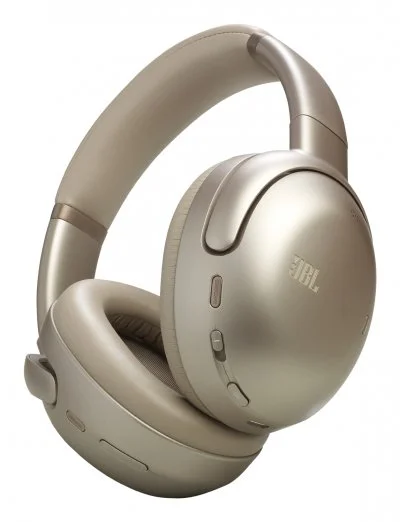 Casque arceau circum-aural sans fil Bluetooth JBL Tour One M3 avec réduction de bruit Doré