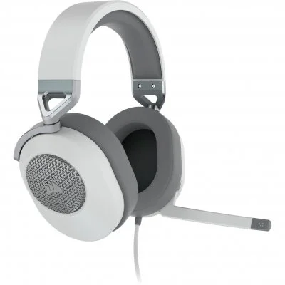 Casque gamer CORSAIR HS65 Surround Headset White