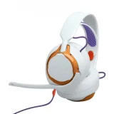 JBL Casque gaming multiplateforme filaire Quantum 250 Blanc et Orange