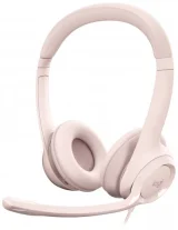 LOGITECH Casque PC filaire USB H390 pour ordinateur Rose