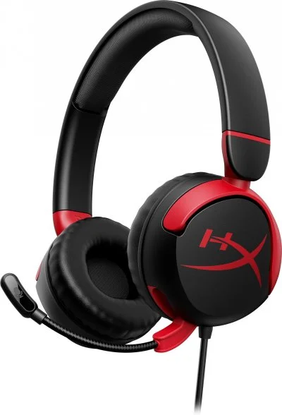 Casque PC gaming filaire HyperX Cloud Mini pour enfant Noir et Rouge