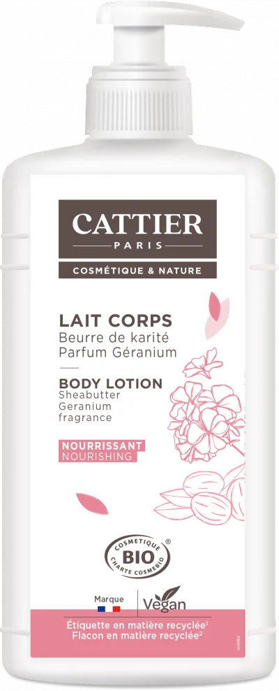 Cattier Lait corps nourrissant
