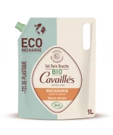 CAVAILLES Gel bain douche macadamia bio eco-recharge 1l