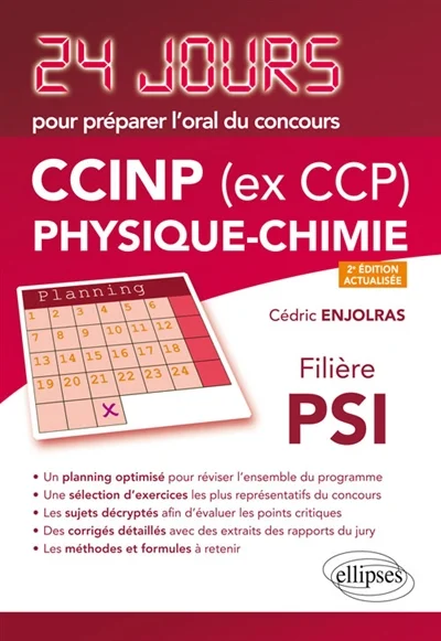 Ccinp (Ex Ccp) Physique-Chimie Filière Psi