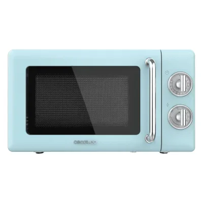 Cecotec ProClean 3110 Micro-ondes Rétro avec Grill 20L 700W Bleu