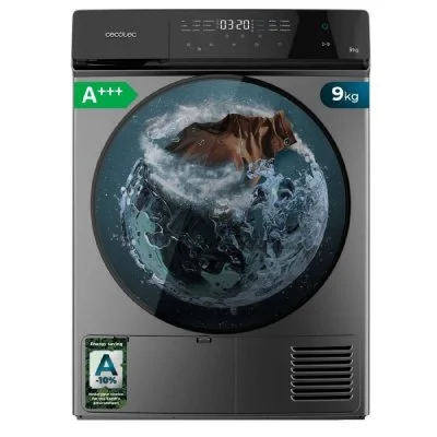 Cecotec Sèche-linge à Chargement Frontal Bolero Dresscode Dry 9400 Inverter Steel 60x64x85 Cm
