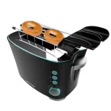 CECOTEC Toast&Taste Double B Grille-pain 2 tranches avec levage et décongélation du pain Noir