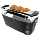 CECOTEC Toast&Taste Extra Double N Grille-pain 2 tranches et fonction décongélation 1350W Noir