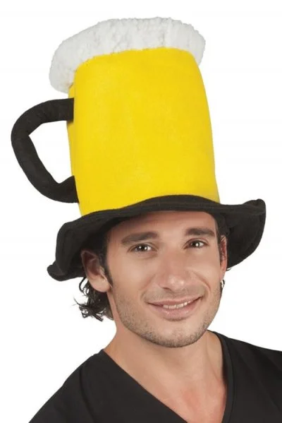 Chapeau chope de bière adulte