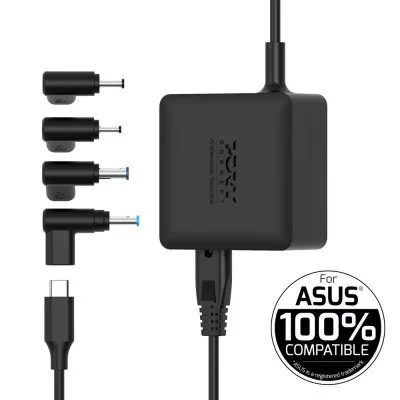 Chargeur Port Alimentation secteur GaN 65W pour Asus-4embouts