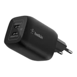 BELKIN Chargeur secteur double port USB-C - - 65 W - Nintendo Switch 2 - Noir