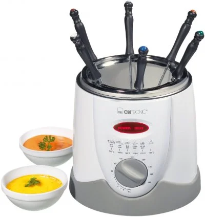 Clatronic Friteuse et Fondue Ffr 2916 blanc