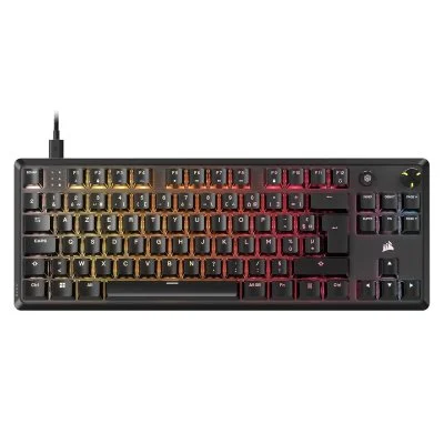 Clavier gaming mécanique RGB Azerty Corsair K70 CORE TKL Noir