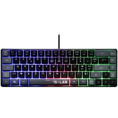 Clavier PC The G-LAB Keyz Hydro BKG - RGB/ Filaire