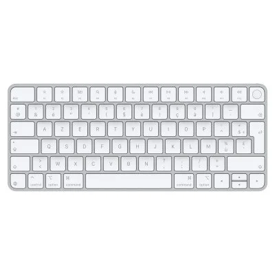 Clavier sans fil Azerty Apple Magic Keyboard avec Touch ID Blanc