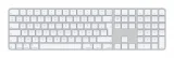APPLE Clavier sans fil Azerty Magic Keyboard avec Touch ID et pavé numérique Blanc