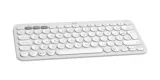 LOGITECH Clavier sans fil Bluetooth Azerty Pebble Keys 2 K380s Blanc