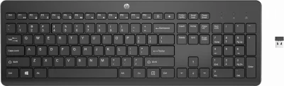 Clavier sans fil hp 230 - noir - azerty 3L1E7AA#ABF